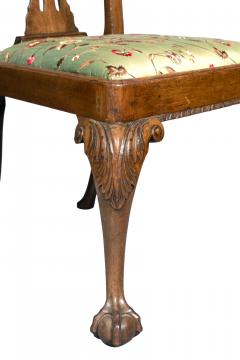 Pair Of Early George III Walnut Side Chairs - 4506547