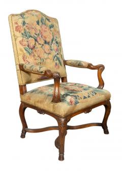 Pair Of Early Louis XV Style Walnut Armchairs - 4149632