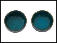 Pair Of Early Meiji Japanese Cloisonne Enamel Ginger Jars - 3904344