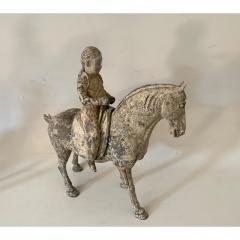 Pair Of Early Tang Dynasty Horses And Riders - 3296251