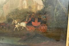 Pair Of Early Victorian Coaching Pictures - 4145626