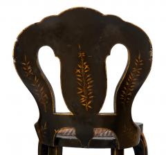 Pair Of Early Victorian Japanned Side Chairs - 4698466