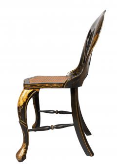 Pair Of Early Victorian Japanned Side Chairs - 4698468
