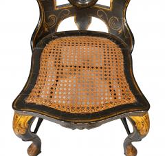 Pair Of Early Victorian Japanned Side Chairs - 4698469