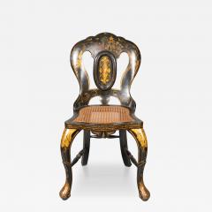 Pair Of Early Victorian Japanned Side Chairs - 4698577