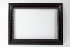 Pair Of Early XX Century Italian Baroque Style Ebonized Mirrors - 4334029