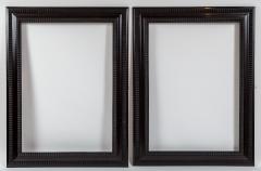 Pair Of Early XX Century Italian Baroque Style Ebonized Mirrors - 4334030