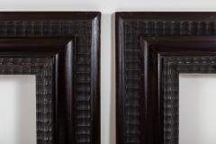 Pair Of Early XX Century Italian Baroque Style Ebonized Mirrors - 4334032