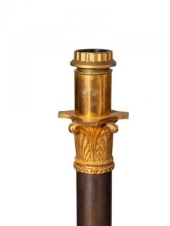 Pair Of Empire Style Bronze Table Lamps - 4141625