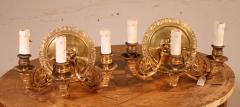 Pair Of Empire Style Wall Lights - 3042397