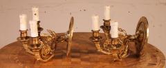 Pair Of Empire Style Wall Lights - 3042399