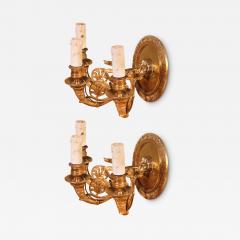 Pair Of Empire Style Wall Lights - 3044433