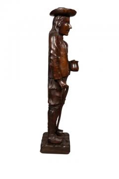 Pair Of English Carved Walnut Figures Of Country Gentleman - 4139541