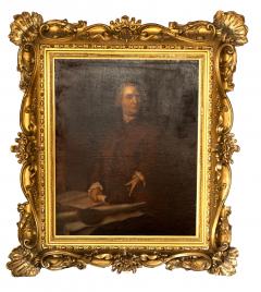 Pair Of English Oil On Canvas Portraits Of Gentleman - 4611759