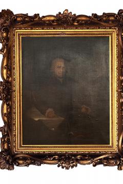 Pair Of English Oil On Canvas Portraits Of Gentleman - 4611773