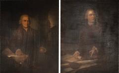 Pair Of English Oil On Canvas Portraits Of Gentleman - 4614079