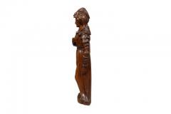 Pair Of European Carved Figures Of A Man And Woman - 4138513