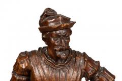 Pair Of European Carved Figures Of A Man And Woman - 4138547