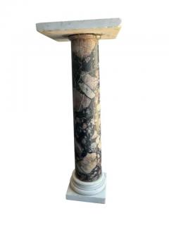 Pair Of European Marble Pedestals - 4141080