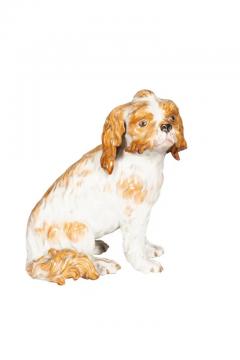 Pair Of European Porcelain Figures Of Spaniels - 4139919