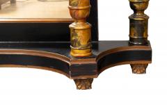 Pair Of Faux Marble Neoclassic Style Console Tables - 4757651