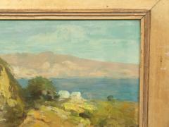 Pair Of Framed OIl Paintings Of Santa Barbara By DeWitt Parshall - 4141601