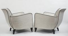 Pair Of French Art Deco Club Chairs - 2012223