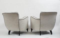 Pair Of French Art Deco Club Chairs - 2012244