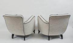 Pair Of French Art Deco Club Chairs - 2012249