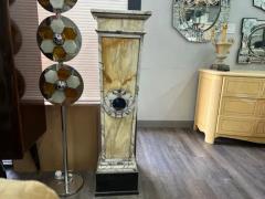 Pair Of French Art Deco Marble Pedestals - 3744213