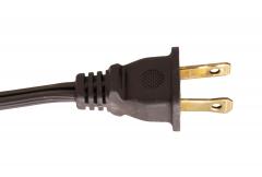 Pair Of French Empire Ormolu Candlestick Lamps With Tole Shades - 4465247