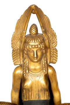 Pair Of French Empire Style Bronze Wall Lights - 4292696