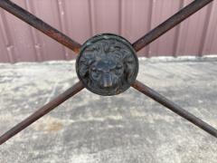 Pair Of French Maison Bagu s Wrought Iron Neoclassical Style Console Tables - 4817325