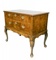 Pair Of George II Style Walnut Commodes - 4465316
