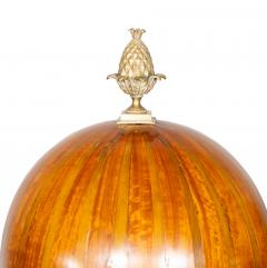 Pair Of George III Mahogany And Satinwood Telescopic Knife Urns - 4465290