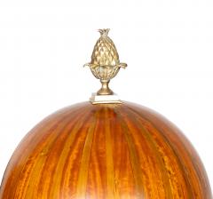 Pair Of George III Mahogany And Satinwood Telescopic Knife Urns - 4465348