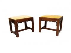 Pair Of George III Mahogany Benches - 4143564