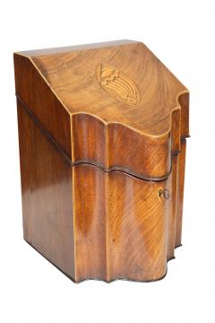 Pair Of George III Mahogany Knifeboxes - 4174567