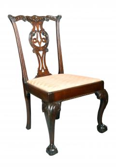 Pair Of George III Mahogany Side Chairs - 4524496