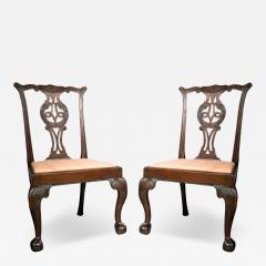 Pair Of George III Mahogany Side Chairs - 4526968