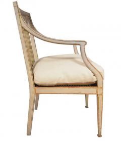 Pair Of George III Painted Armchairs - 4141063