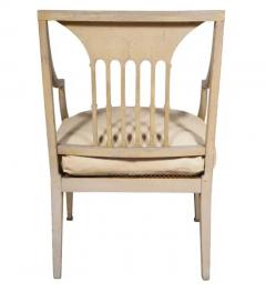 Pair Of George III Painted Armchairs - 4141064
