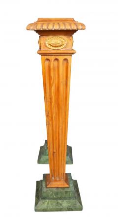 Pair Of George III Pine Pedestals - 4138554