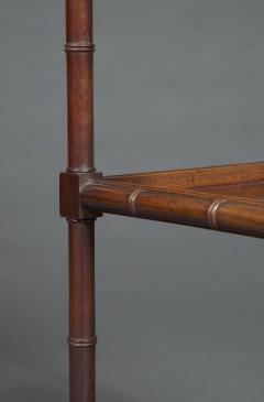 Pair Of George IV Mahogany Faux Bamboo What Nots - 2284436