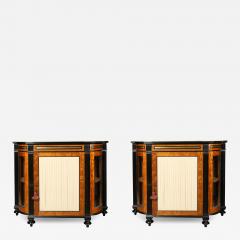 Pair Of George IV Satinwood And Ebonized Cabinets - 4218987