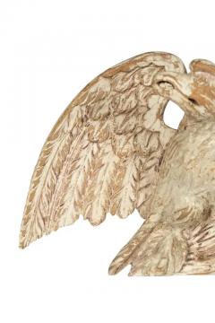Pair Of Georgian Painted Eagles - 4145646