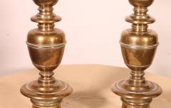 Pair Of Gilt Bronze Candlesticks Florence Dated 1635 - 4142842