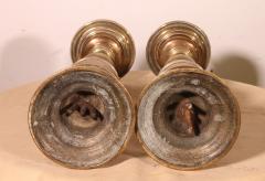Pair Of Gilt Bronze Candlesticks Florence Dated 1635 - 4142843