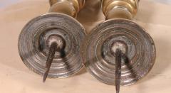 Pair Of Gilt Bronze Candlesticks Florence Dated 1635 - 4142846