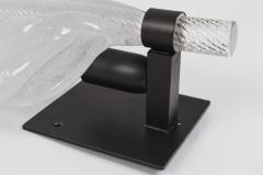 Pair Of Glass Blown Leaf Wall Lights Contemporary UL Certified - 2756928